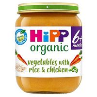 HiPP Organic Vegetables With Rice & Chicken 4+ Months 125g
