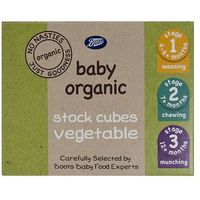 Boots Baby Organic Stock Cubes Vegetable Stage 1, 2 & 3 From 4-6mths+ 60g