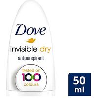 Dove Invisible Dry Anti-perspirant Deodorant Roll-on 50ml