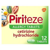 Piriteze Allergy Tablets - 12 Pack
