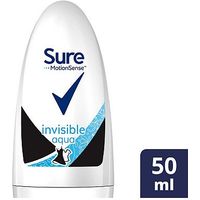 Sure Women Invisible Aqua Anti-perspirant Deodorant Roll-on 50ml