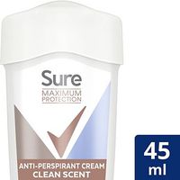 Sure Women Maximum Protection Clean Scent Anti-perspirant Deodorant Cream 45ml