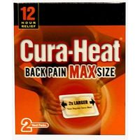 Cura-Heat Back Pain Max Size - 2 Heat Packs