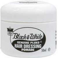 Black And White Pluko Hair Dressing Pomade 50ml