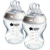 Tommee Tippee Closer To Nature Easivent Baby Feeding Bottles 260ml - 2Pack