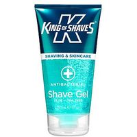 King Of Shaves Alpha Gel Shaving Gel Sensitive Antibacterial 150ml