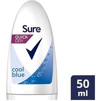 Sure Women Cool Blue Fast Drying 48h Anti-Perspirant Roll-On 50ml