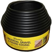 Universal Gravel & Paving Edging Black (L)6m (H)100mm