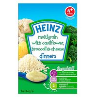Heinz 4+ Months Multigrain With Cauliflower, Broccoli & Cheese Dinners 125g