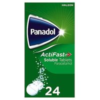 Panadol ActiFast Soluble Tablets 24 Tablets