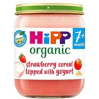 HiPP Organic Breakfast Layer Strawberry Cereal Topped With Yogurt 7+ Months 160g
