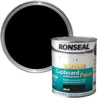 Ronseal Black Satin Cupboard Paint 750 Ml