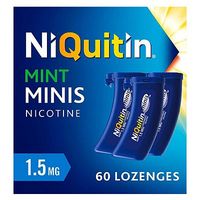 NiQuitin Minis Mint 1.5mg Lozenges - 60 Lozenges
