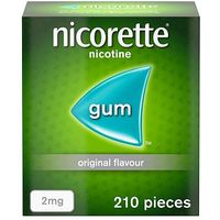 Nicorette Original Gum 2mg Low Strength 210 Pieces
