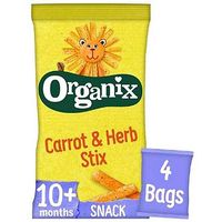 Organix Goodies Organic Carrot Stix For Toddlers From 12+ Months 60g