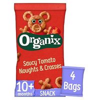 Organix Goodies Organic Saucy Tomato Noughts & Crosses 4 X 15g