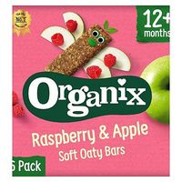Organix Goodies Organic Raspberry & Apple Soft Oaty Bars 6 X 30g