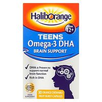 Haliborange TeenSense Omega-3 With Vitamins A C D E - 30 Capsules