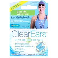 ClearEars Water Absorbing Ear Plugs - 5 Pairs