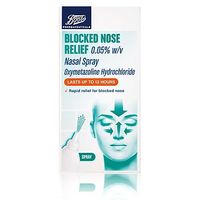 Boots Blocked Nose Relief Nasal Spray - 22 Ml