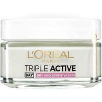 L'Oral Paris Triple Active Day Multi Protection Moisturiser Dry And Sensitive Skin 50ml