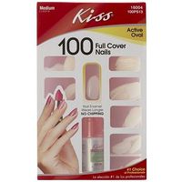 Kiss 100 Full Cover Active Oval Nails