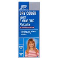 Boots Dry Cough Syrup 6 Years + - 100ml