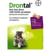 Drontal Plus Flavour Tablets For Dogs - 2 Tablets