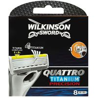 Wilkinson Sword Quattro Titanium Precision Blades 8s