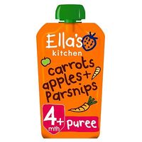 Ella's Kitchen Carrots, Apples + Parsnips Stage 1 From 4 Months 120g
