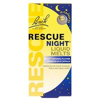 Bach Rescue Night Liquid Melts 28 Capsules 1.8g