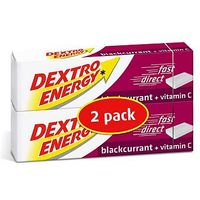 Dextro Energy Blackcurrant + Vitamin C Dextrose Tablets 2 X 47g