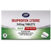Boots Rapid Ibuprofen Lysine 342 Mg Tablets - 16 Tablets