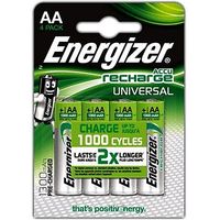 Energizer AA 1300MAH 4 Pack Rechargeable Batteries