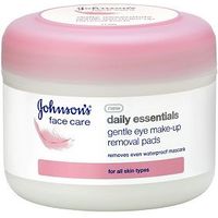 Johnson's Daily Essentials Gentle Eye Make-up Removal Pads, For All Skin Types (30 Pads)