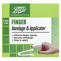 Boots Finger Bandage And Applicator (1.6cm X 4m)