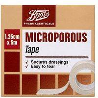 Boots Pharmaceuticals Microporous Surgical Tape 1.25cm X 5m