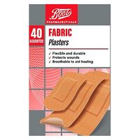 Boots Fabric Plasters- Pack Of 40 Assorted