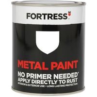 Fortress White Gloss Metal Paint 750 Ml