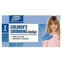 Boots Childrens Swimming Earplugs (2 Pairs With Carry Case)