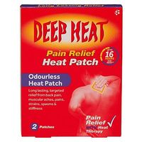 Deep Heat Patch For Back Pain (2 Patches)