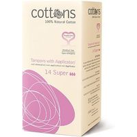 Cottons Applicator Tampons Super 14