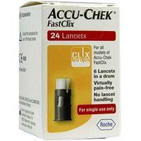 Accu-Chek Blood Glucose FastClix 24 Lancets