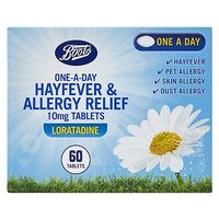 Boots One-a-day Allergy Relief 10mg Tablets Loratadine (60 Day Supply)