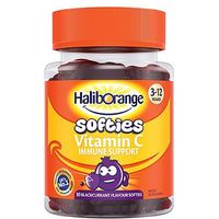 Haliborange Kids Vitamin C Immune Softies - 30 Blackcurrent Fruit Shapes