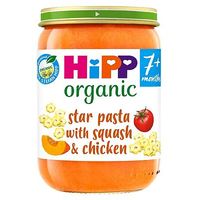 HiPP Organic Star Pasta With Sweet Squash & Chicken 7+ Months 190g