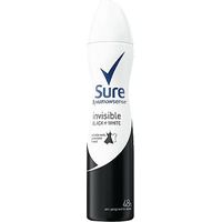 Sure Women Invisible Black+White Anti-perspirant Deodorant Aerosol 250ml