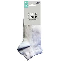 Boots Sports Fine Socks White 3 Pair Pack