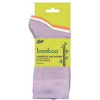 Boots Comfort Top Bamboo Socks Mixed Brown 3 Pair Pack