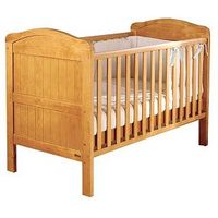 East Coast Country Cot Bed - Antique Finish